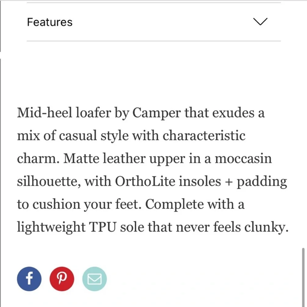 Camper Trisha heeled loafer 38 contemporary futuristic minimalist - Picture 6 of 14